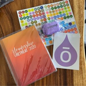 Doterra Keychain, Notebook & Stickers